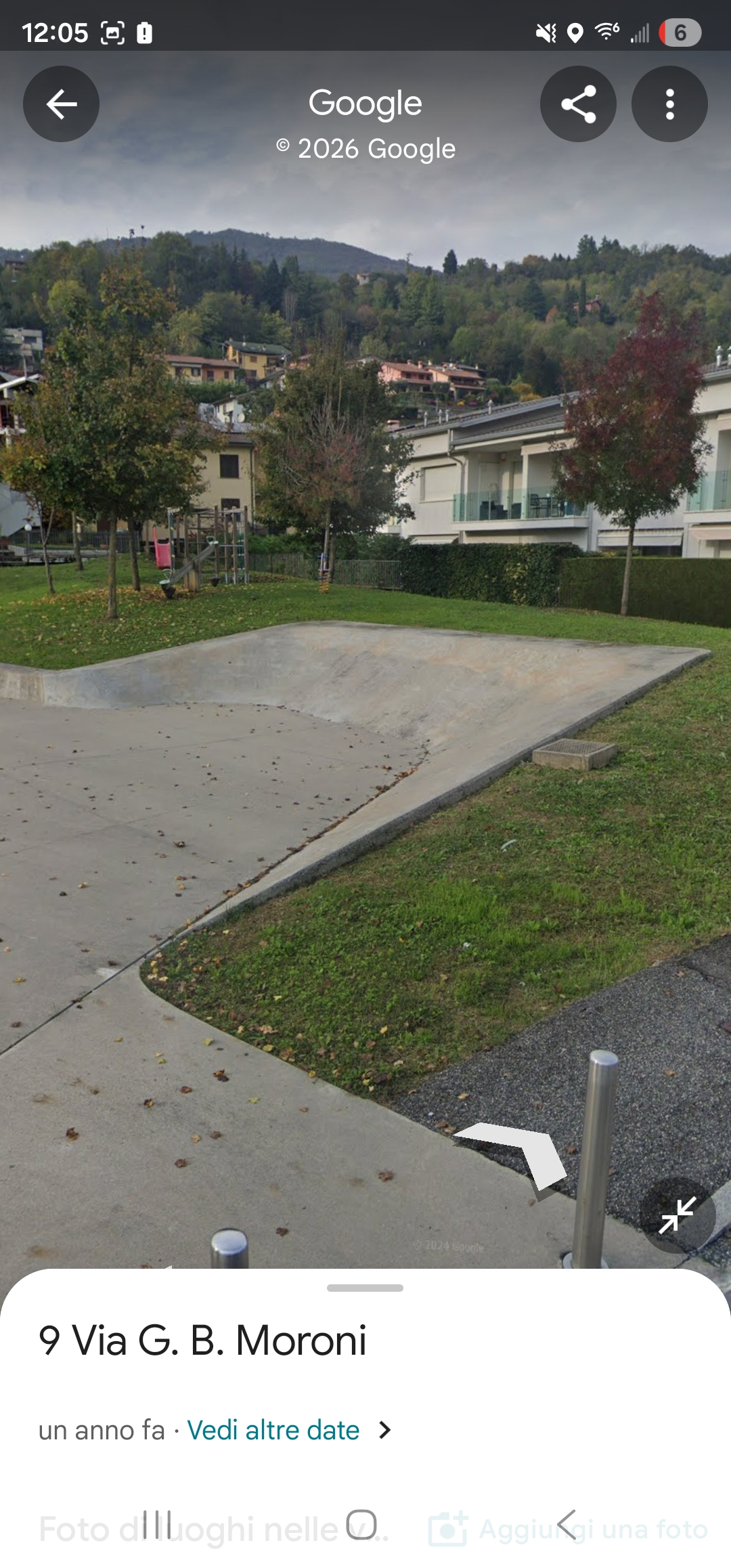 Piazzetta con bank rail e gap