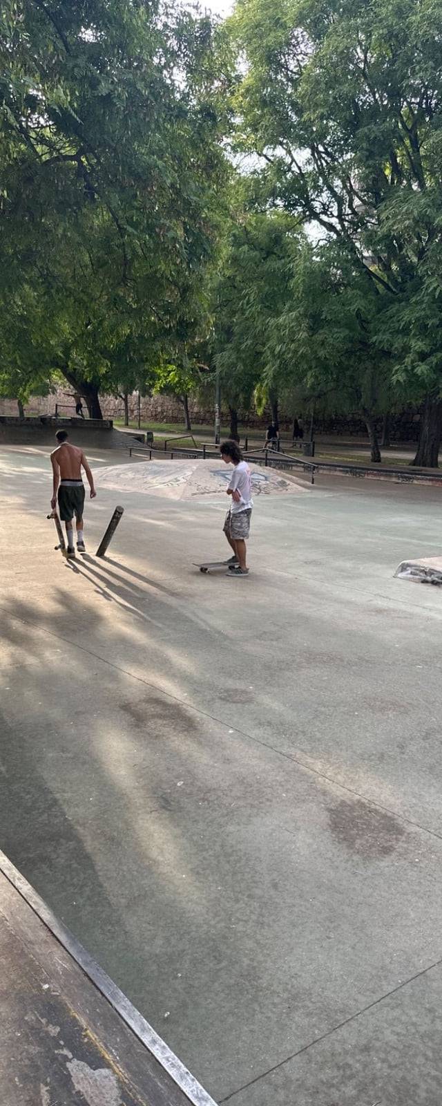 Skatepark plaza